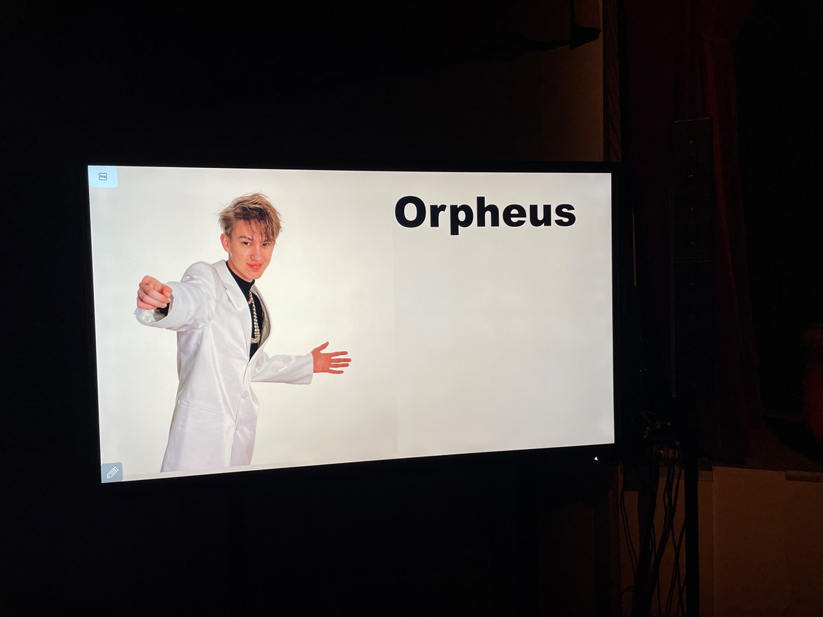 2022 Orpheus, mijn idool